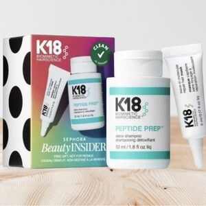 Biomimetic Hairscience Peptide Prep Detox Shampoo; leave in cond. NIB